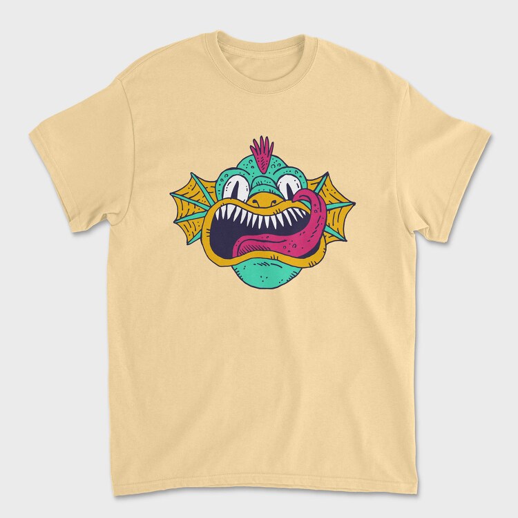 Monster Faces 4, Tricou Barbati (Unisex)