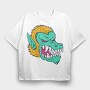 Monster Faces 2, Tricou Oversize Barbati (Unisex)