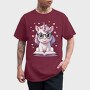 Cute Unicorn Reading, Tricou Barbati (Unisex)