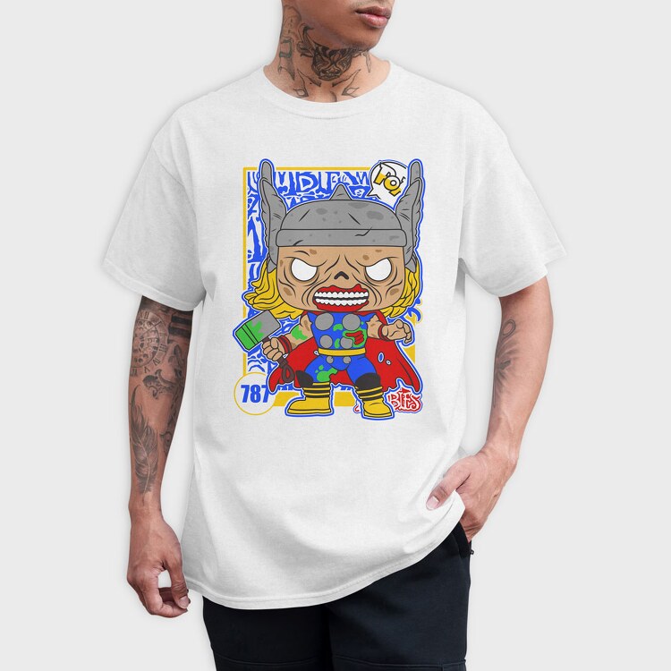 Funko Marvel Zombies Thor, Tricou Barbati (Unisex)