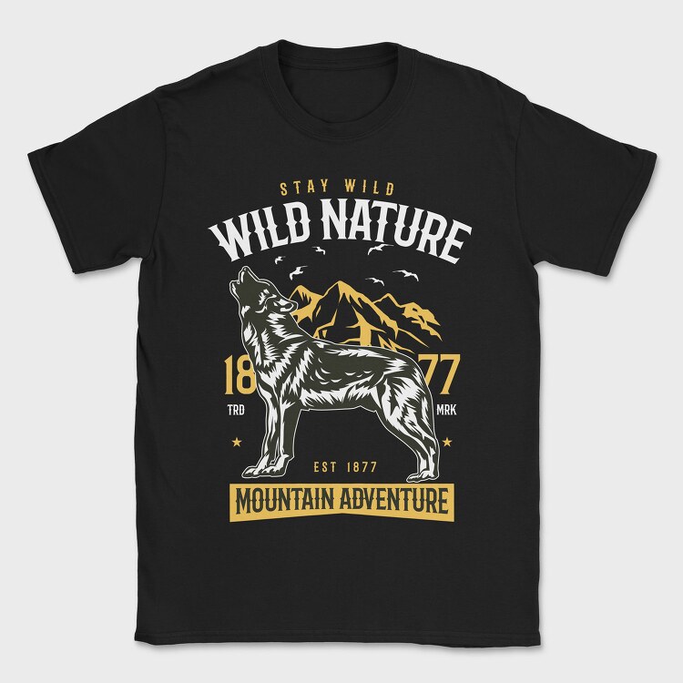 Wild Nature, Tricou Barbati (Unisex)