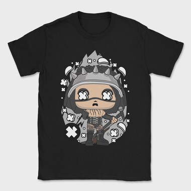 Punk Rock Warrior 1, Tricou Barbati (Unisex)