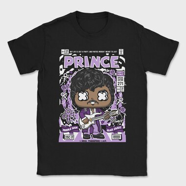 Purple Prince Pop Vinyl, Tricou Barbati (Unisex)