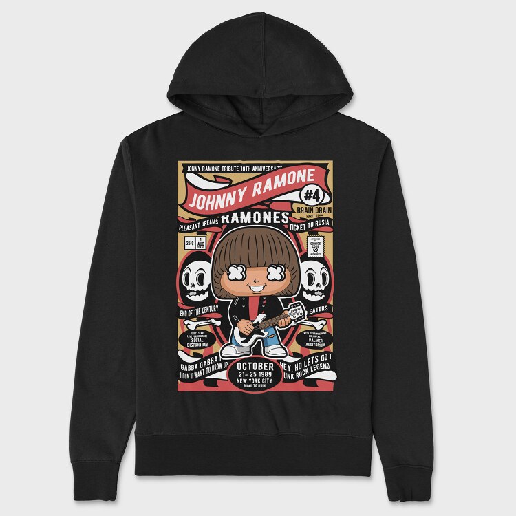 Ramones Rock Revival, Hanorac Oversize Barbati (Unisex)