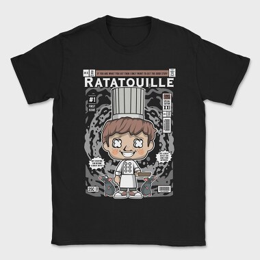 Ratatouille Chef, Tricou Barbati (Unisex)