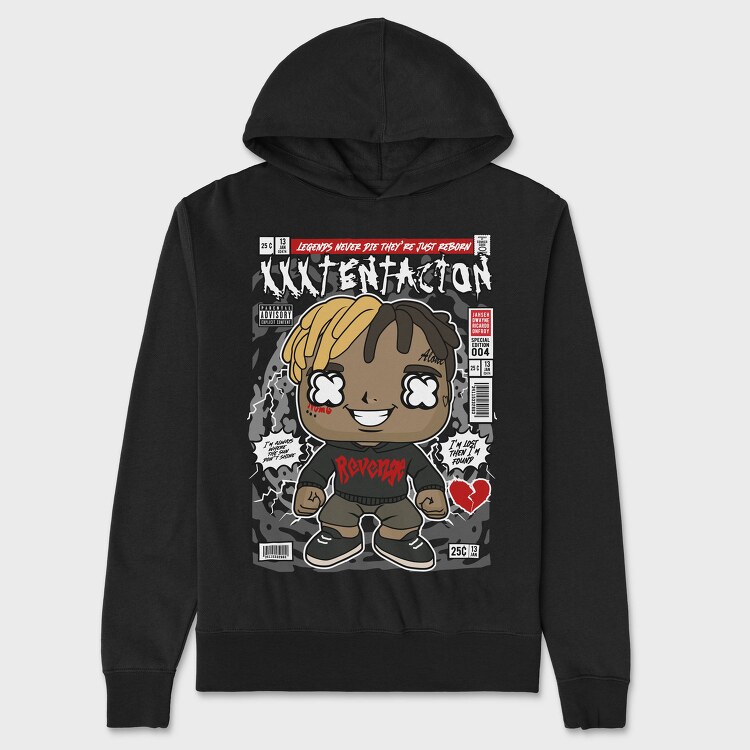 Reborn Legend Comic, Hanorac Oversize Barbati (Unisex)