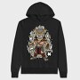 Savage Samurai Strike, Hanorac Oversize Barbati (Unisex)