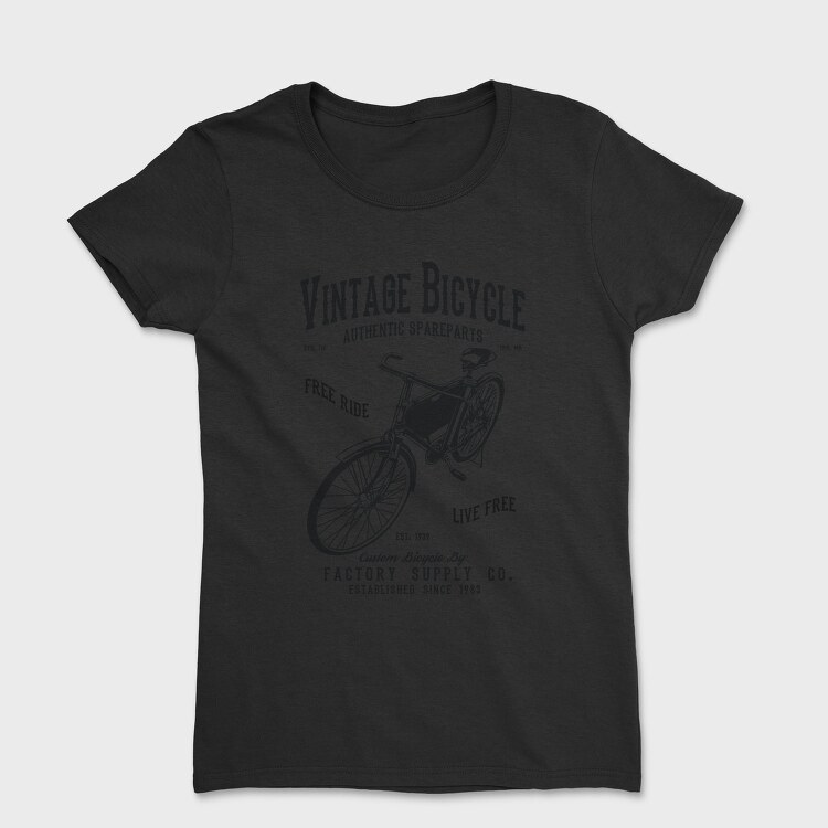 Vintage Bicycle, Tricou Femei
