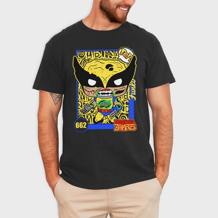 Funko Marvel Zombies Wolverine, Tricou Barbati (Unisex)