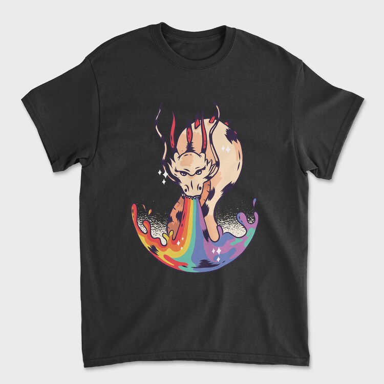 Dragon Rainbow, Tricou Barbati (Unisex)