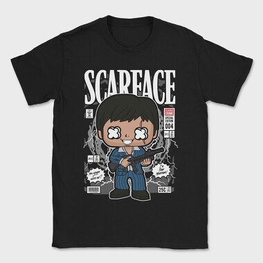 Scarface Pop Art, Tricou Barbati (Unisex)