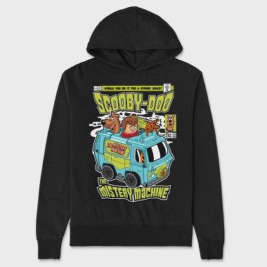 Scooby-Doo Mystery Machine, Hanorac Oversize Barbati (Unisex)