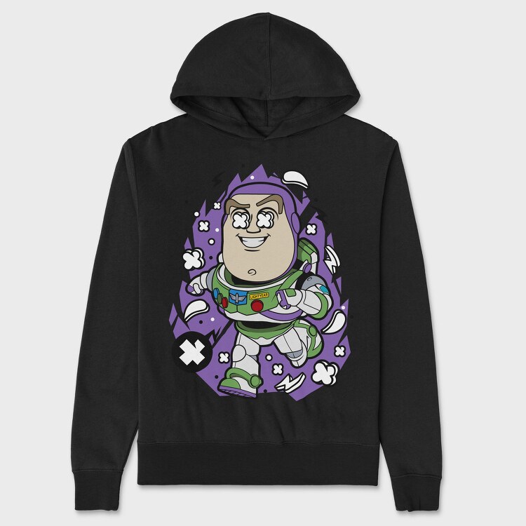 Space Hero Blast, Hanorac Oversize Barbati (Unisex)