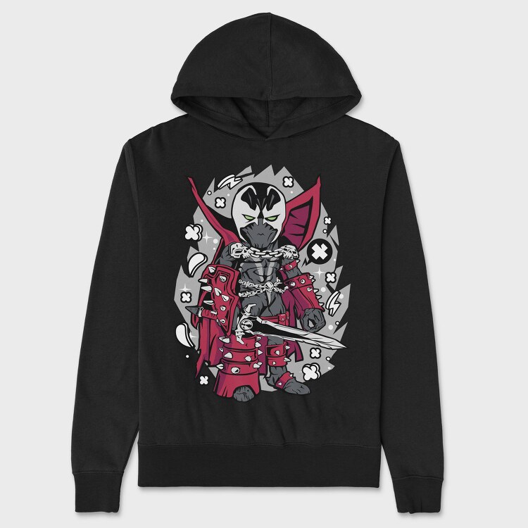 Spike Warrior, Hanorac Oversize Barbati (Unisex)