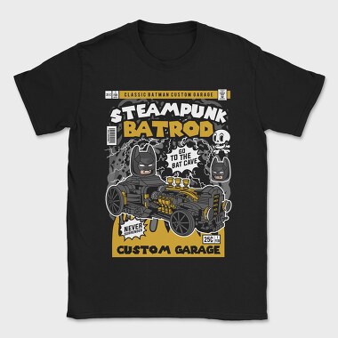 Steampunk Batmobile, Tricou Barbati (Unisex)