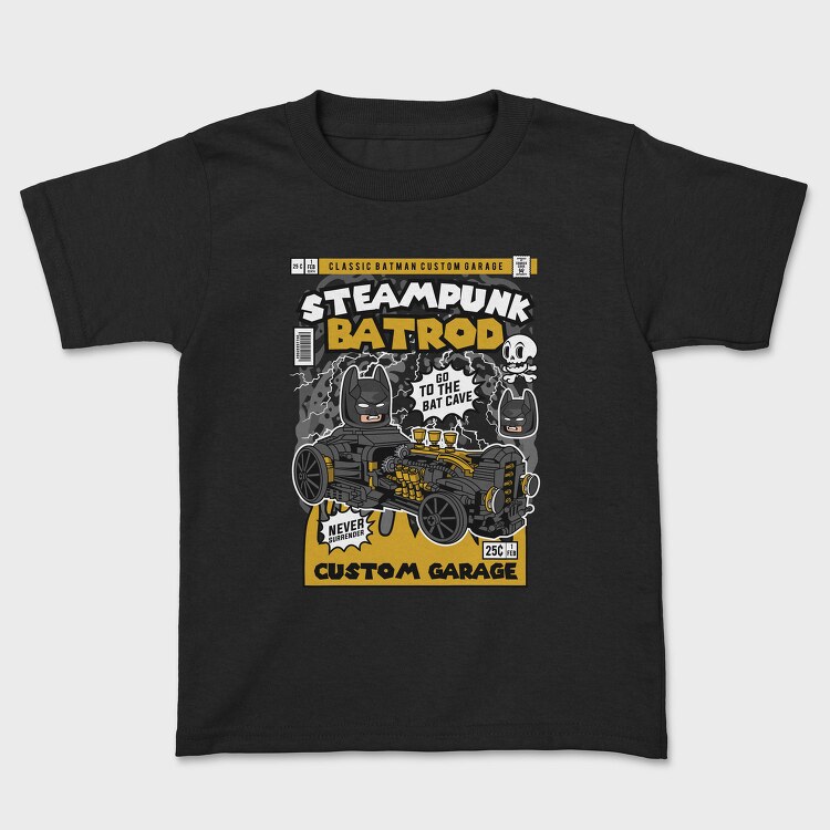 Steampunk Batmobile, Tricou Copii