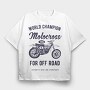 Vintage Motocross, Tricou Oversize Barbati (Unisex)