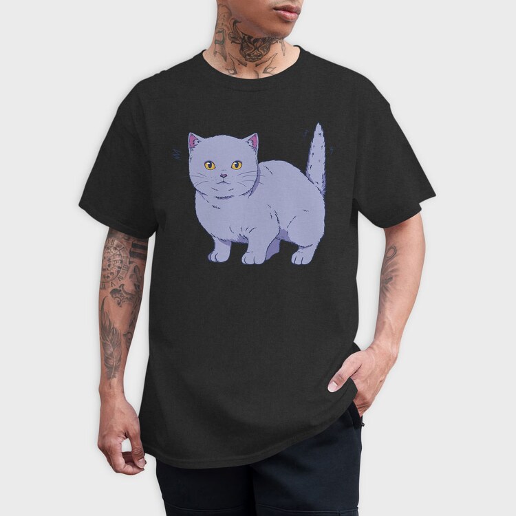 British Cat, Tricou Barbati (Unisex)