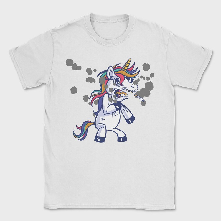 Unicorn Smoke, Tricou Barbati (Unisex)