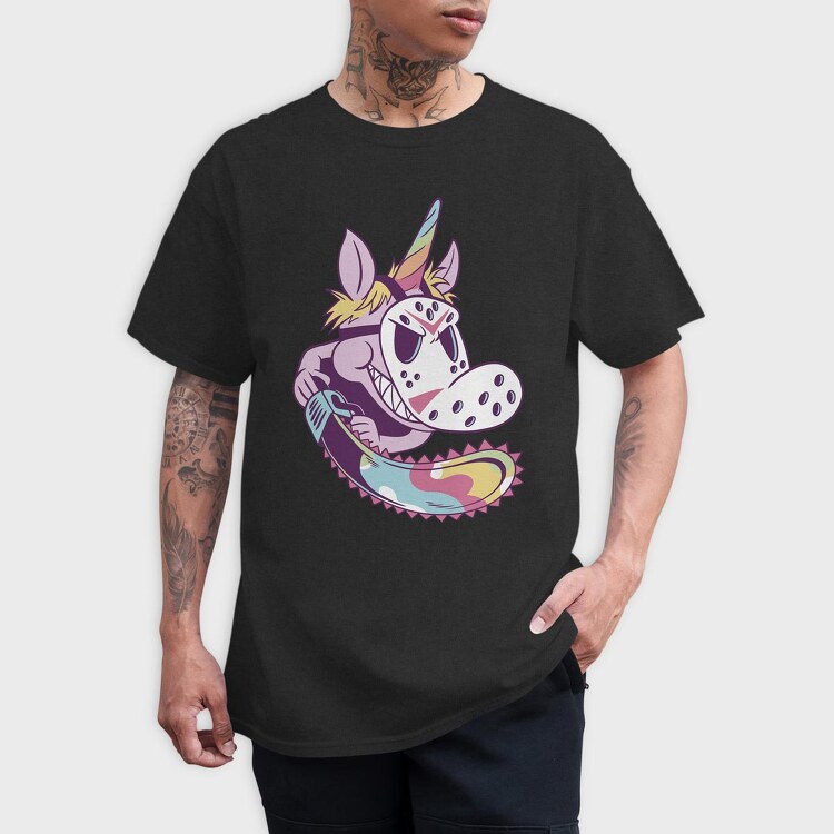 Unicorn Halloween, Tricou Barbati (Unisex)