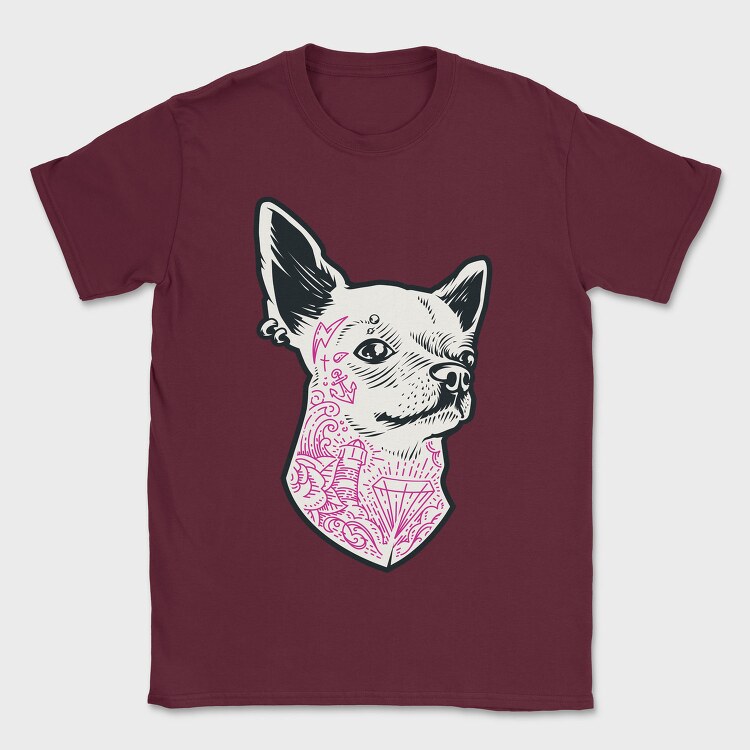 Tattoo Chiwawa, Tricou Barbati (Unisex)
