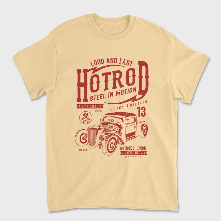 Steel In Motion, Tricou Barbati (Unisex)