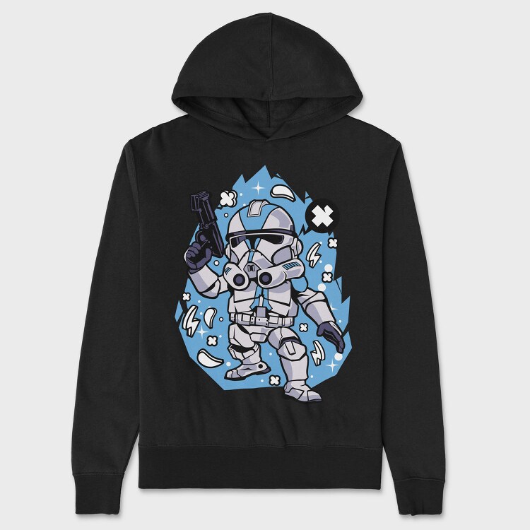 Stormtrooper Blast, Hanorac Oversize Barbati (Unisex)