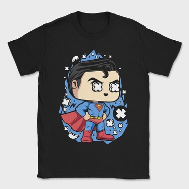 Superman Chibi Burst, Tricou Barbati (Unisex)