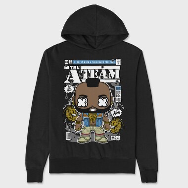 The A-Team Pop Art, Hanorac Oversize Barbati (Unisex)