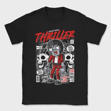 Thriller Robot Skull, Tricou Barbati (Unisex)