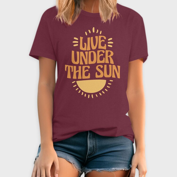 Live Under the Sun, Tricou Barbati (Unisex)