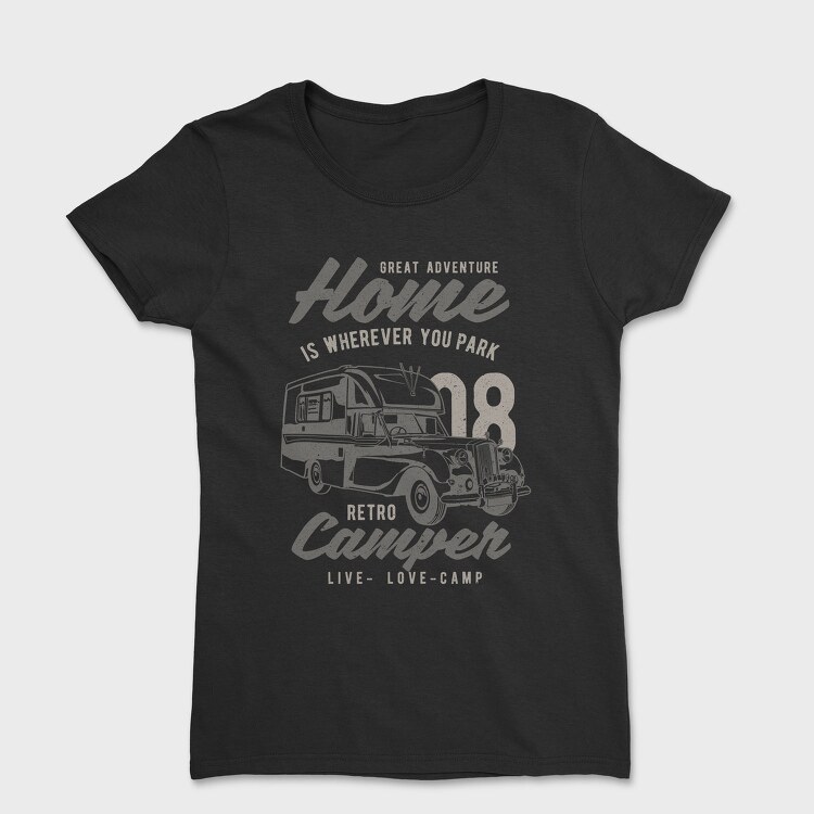 Retro Campers, Tricou Femei