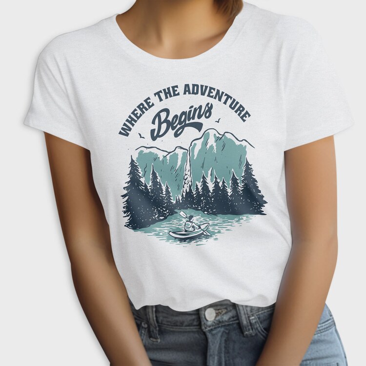 Where the Aventure Begins, Tricou Femei