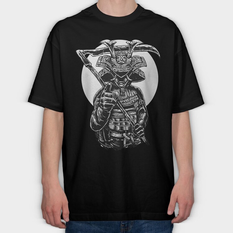 Samurai Reaper, Tricou Oversize Barbati (Unisex)