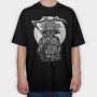 Samurai Reaper, Tricou Oversize Barbati (Unisex)