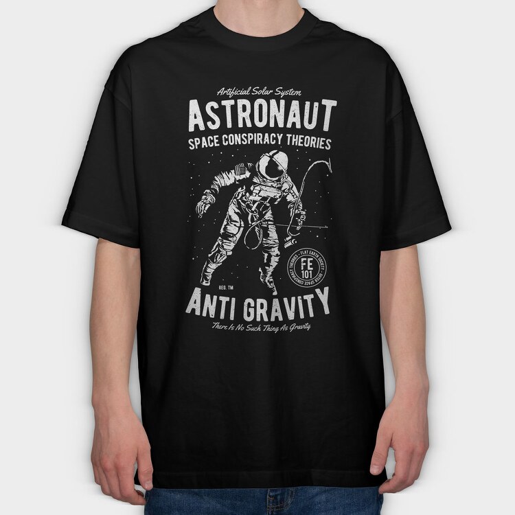 Space Conspiracy Theories, Tricou Oversize Barbati (Unisex)