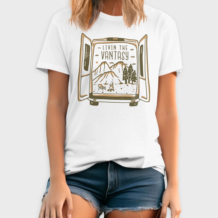 Livin the Vantasy, Tricou Barbati (Unisex)