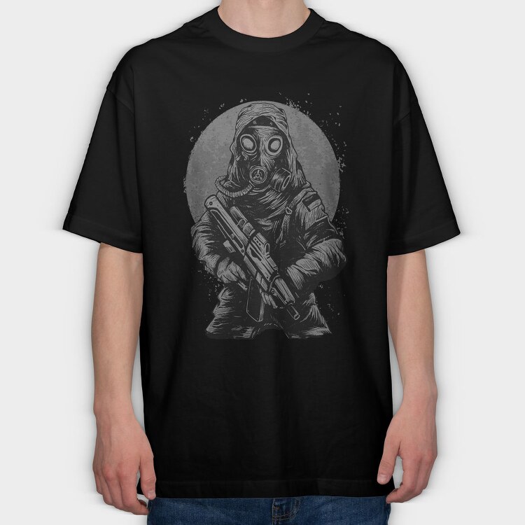 Soldier, Tricou Oversize Barbati (Unisex)