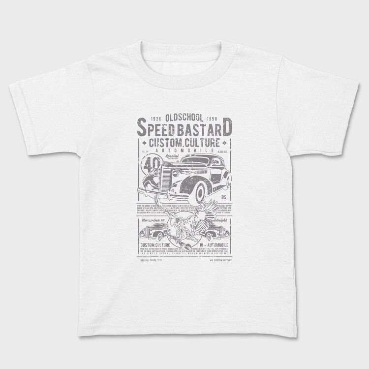 Speed Bastard, Tricou Copii