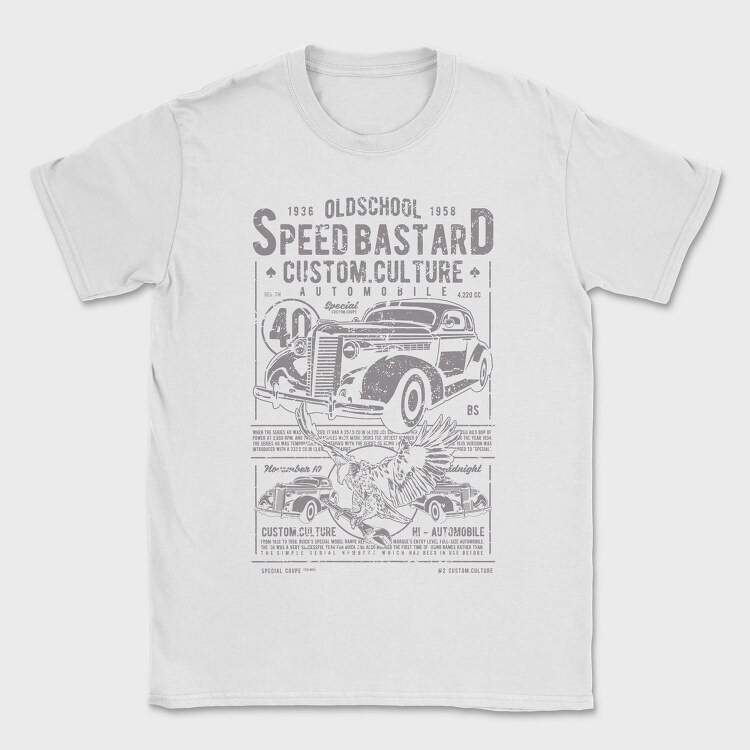 Speed Bastard, Tricou Barbati (Unisex)