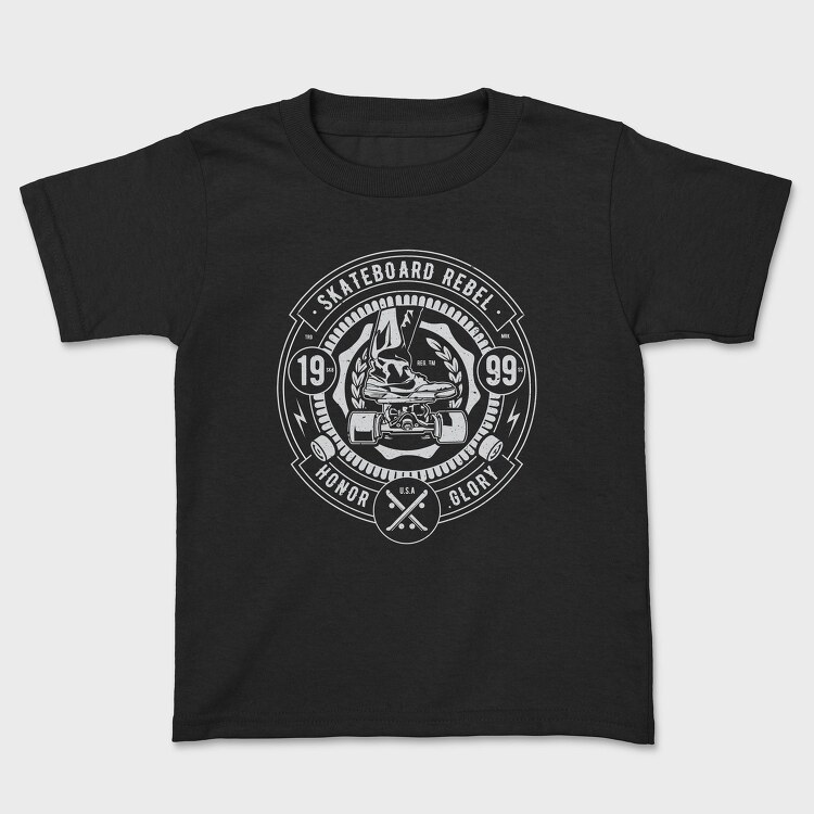 Skateboard Rebel, Tricou Copii