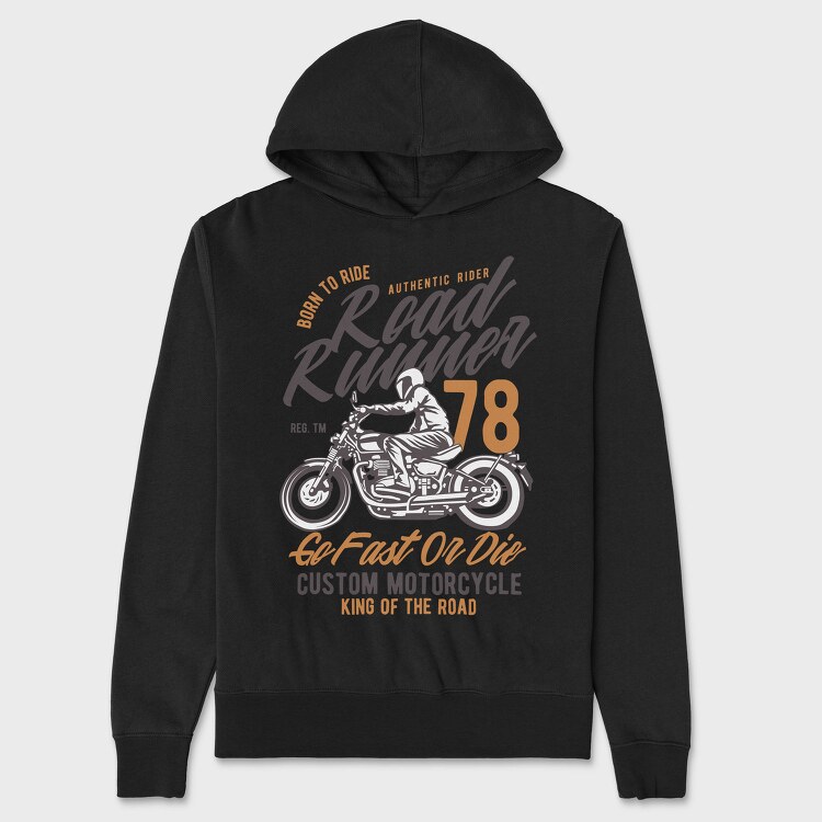 Road Runner, Hanorac Oversize Barbati (Unisex)