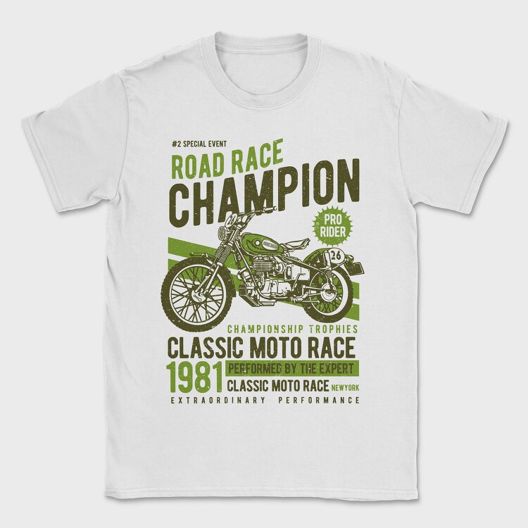 Road Race Champion, Tricou Barbati (Unisex)
