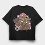 Viking Warrior Roar, Tricou Oversize Barbati (Unisex)