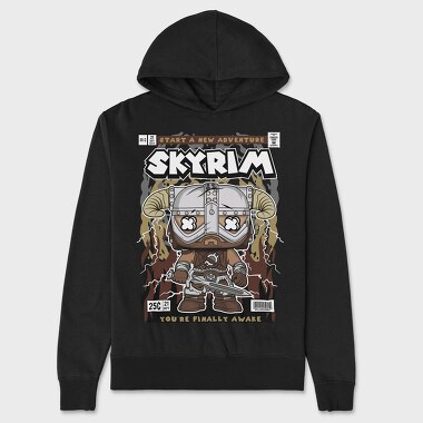 Viking Warrior Saga, Hanorac Oversize Barbati (Unisex)