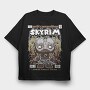 Viking Warrior Saga, Tricou Oversize Barbati (Unisex)