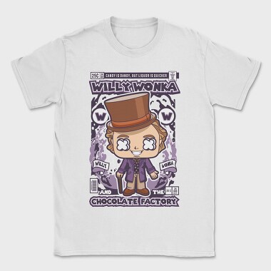 Willy Wonkas Candy Quest, Tricou Barbati (Unisex)