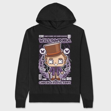 Willy Wonkas Candy Quest, Hanorac Oversize Barbati (Unisex)