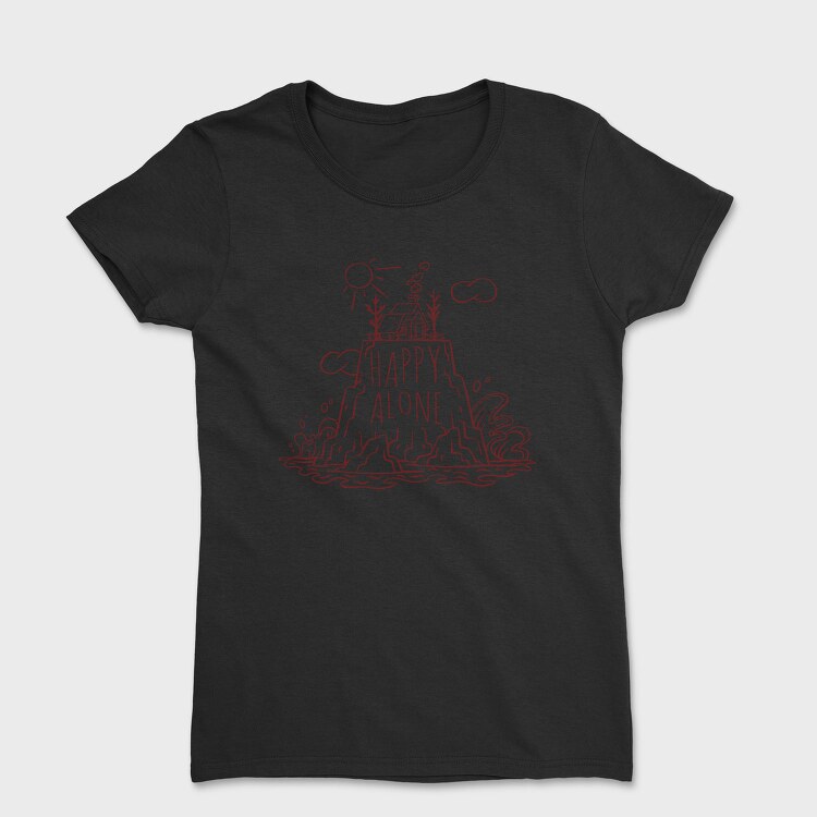 Mountain House, Happy Alone, Tricou Femei