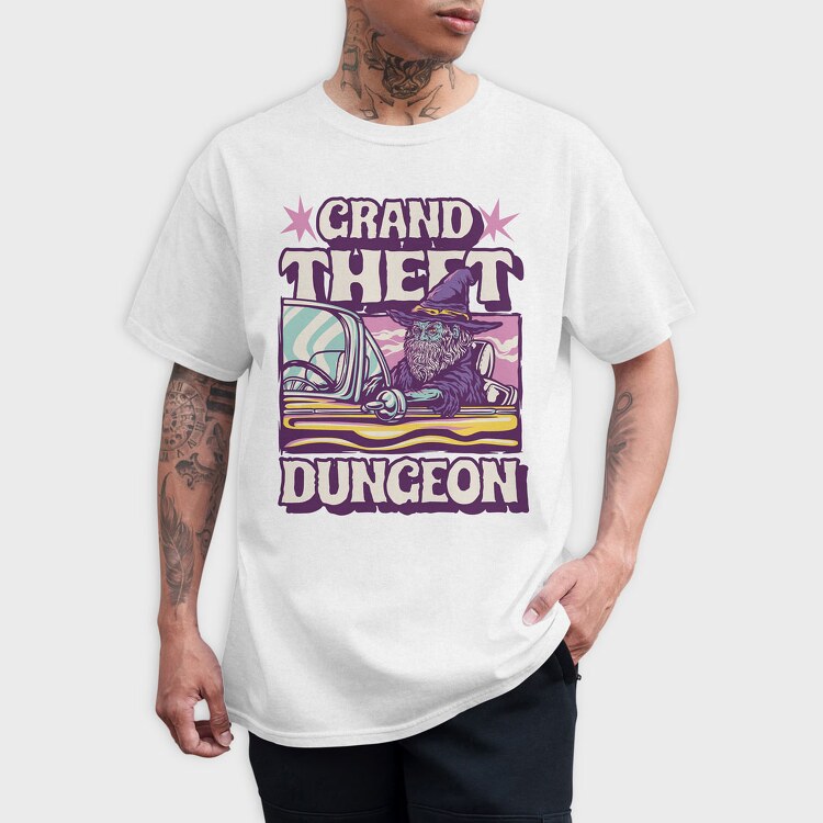 Grand Theft Dungeon, Tricou Barbati (Unisex)